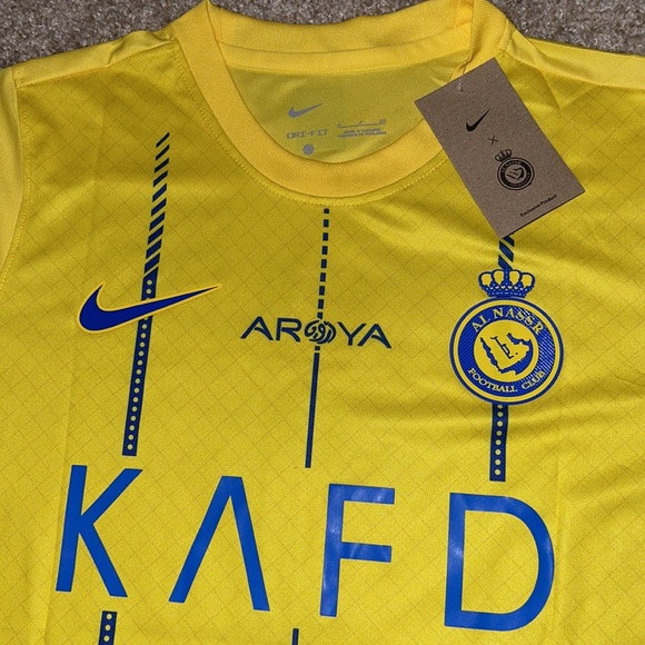 Nike Al Nasir Cristiano Ronaldo 2023/2024 Men’s Home Fan Soccer Jersey🆕 - Picture 7 of 7